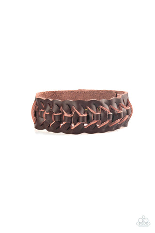 Rustle Up Brown  Urban Bracelet