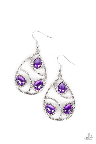 Send The BRIGHT Message Purple Earring