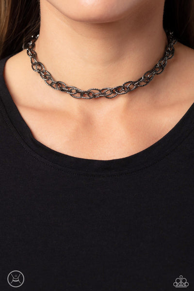 If I Only Had A CHAIN Black Choker