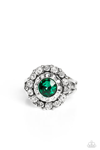 Twinkling Trance Green Ring