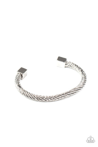 Block It Out Silver Bracelet