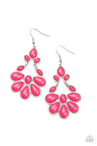 Colorfully Canopy Pink Earring