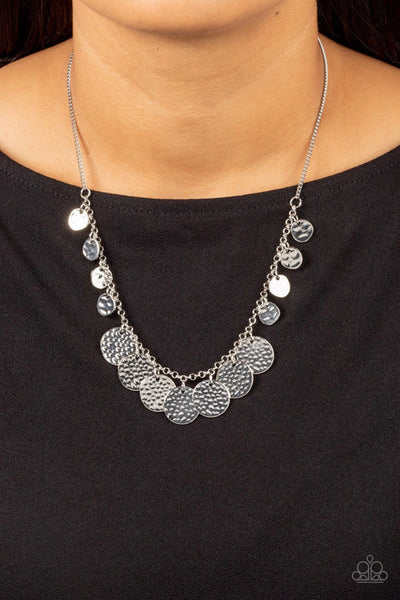 CHIME Warp Silver Necklace