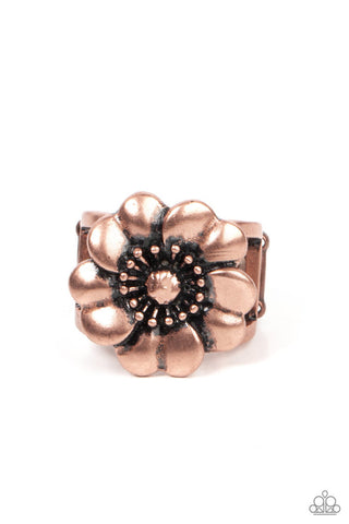 Floral Farmstead Copper Ring