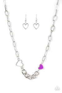 Little Charmer Purple Necklace