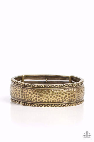 Textile Tenor Brass Bracelet