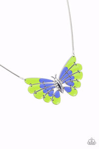 Moth Maven Green Necklace