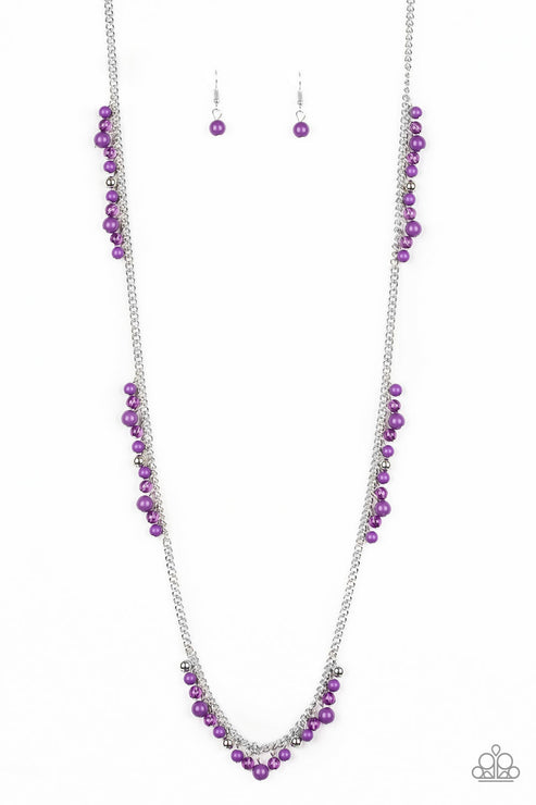 Miami Mojito Purple Necklace