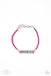 Have Faith Pink Bracelet