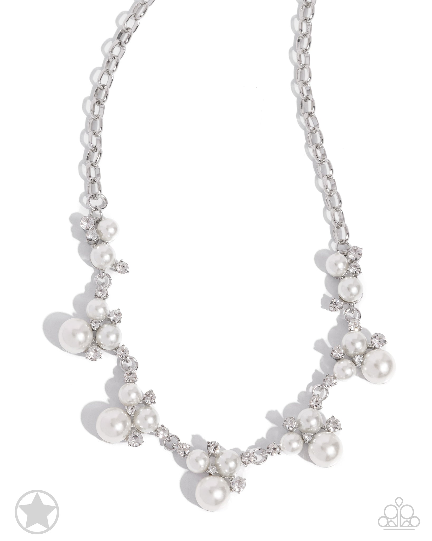 Toast To Perfection White Necklace