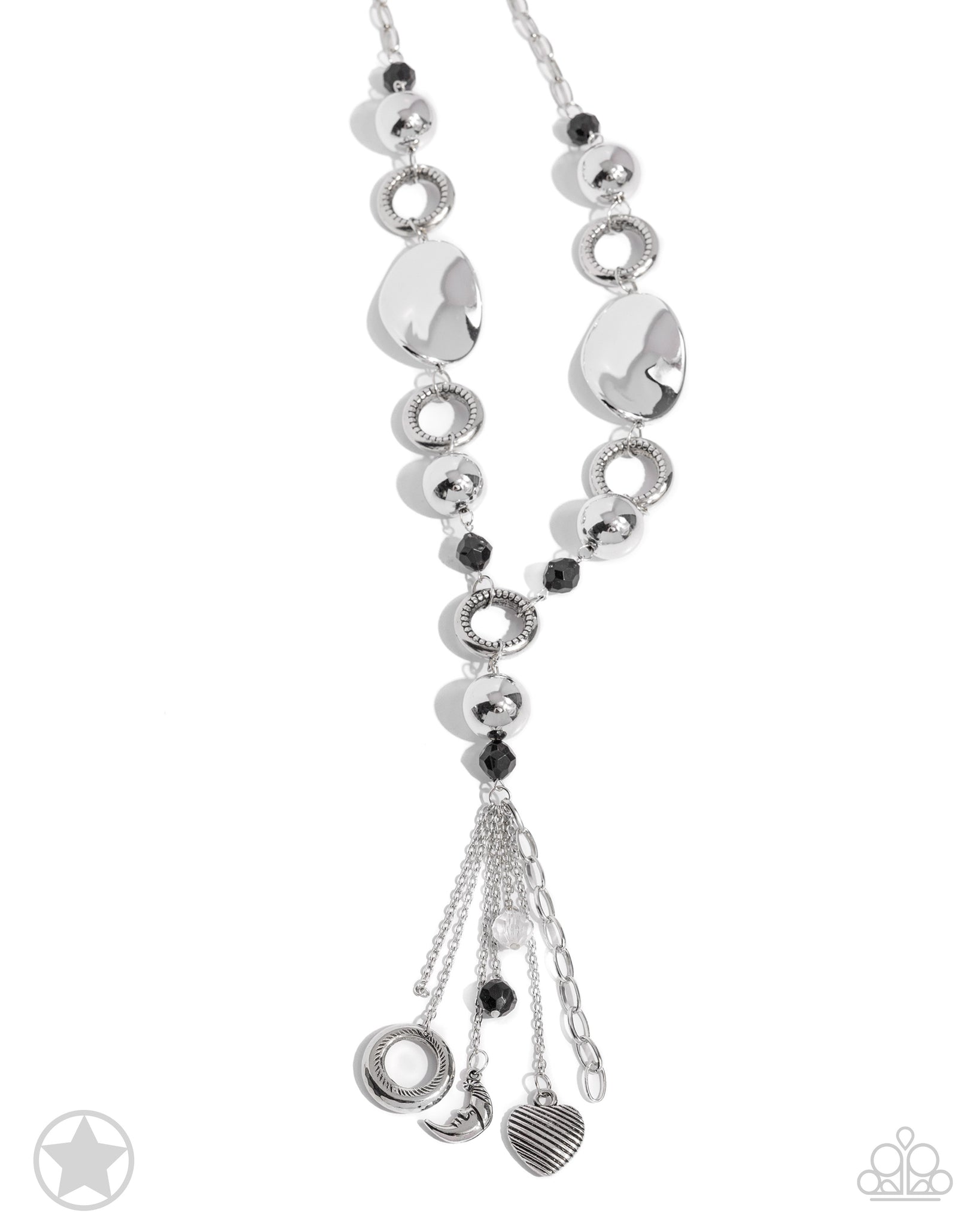 Total Eclipse Of The Heart Silver Necklace