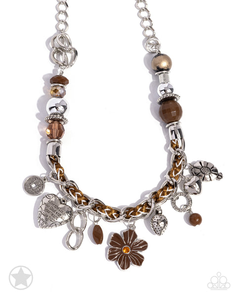 Charmed, I Am Sure Brown Necklace