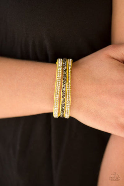 Mega Glam Yellow Bracelet