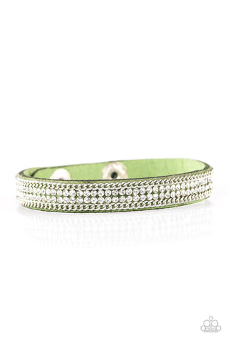 Babe Bling Green Bracelet