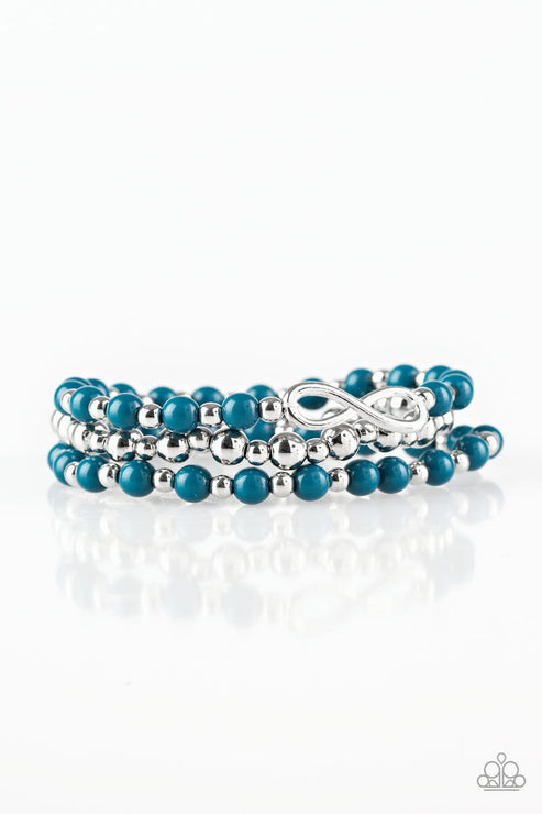 Immeasurably Infinite Blue Bracelet