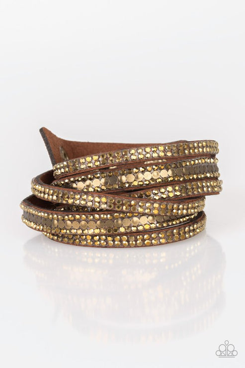 Rock Star Attitude Brass Bracelet