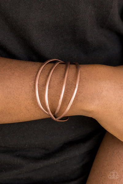 Take A CATWALK Copper Bracelet