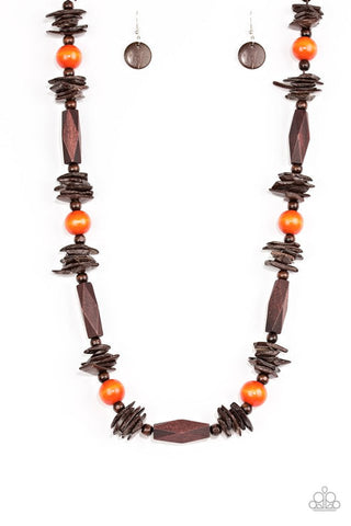 Cozumel Coast Orange Necklace