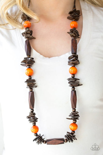 Cozumel Coast Orange Necklace