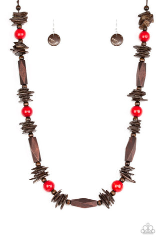 Cozumel Coast Red Necklace