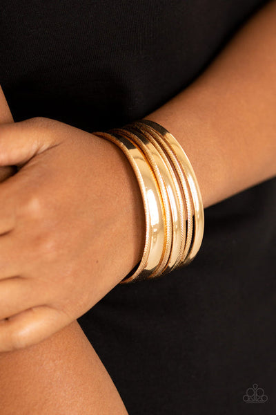 Sahara Shimmer Gold Bracelet