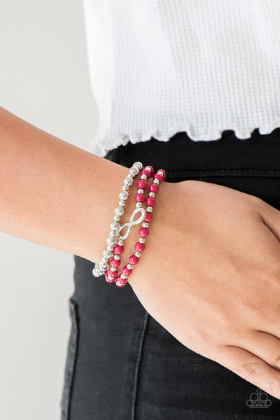 Immeasurably Infinite Pink Bracelet