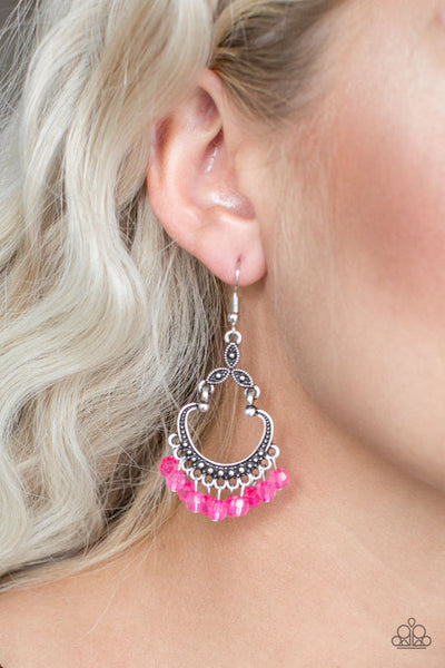 Babe Alert Pink Earrings