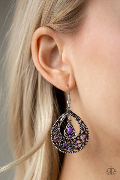 All-Girl Glow Purple Earring