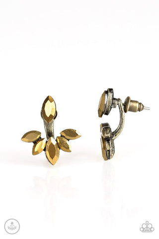 Radical Refinement Brass Post Earring