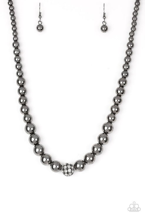 High-Stakes FAME Black Necklace