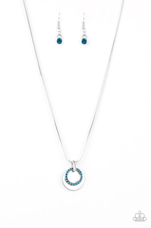 Front And CENTERED Blue Necklace