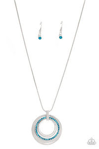 Gather Around Gorgeous Blue Necklace