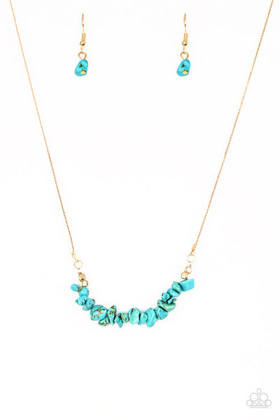 Back To Nature Blue Necklace