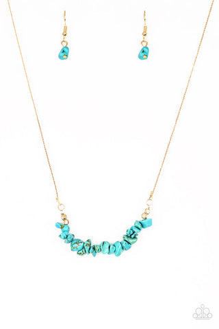 Back To Nature Blue Necklace