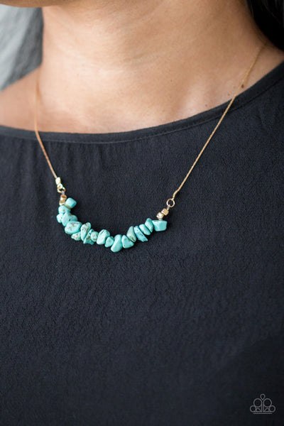 Back To Nature Blue Necklace