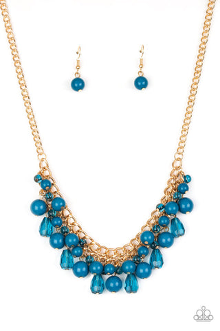 Tour De Trendsetter Blue Necklace