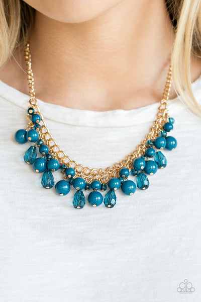 Tour De Trendsetter Blue Necklace