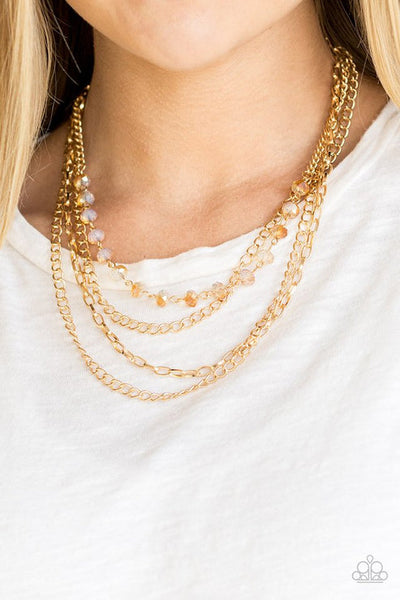 Extravagant Elegance Gold Necklace