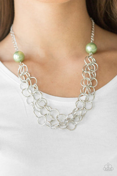 Daring Diva Green Necklace