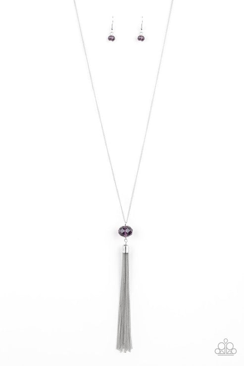 Socialite Of The Season Purple Necklace