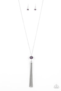 Socialite Of The Season Purple Necklace