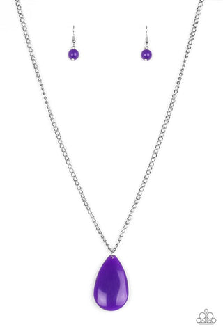 So Pop - YOU - lar Purple Necklace