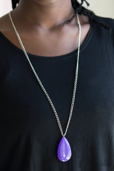 So Pop - YOU - lar Purple Necklace