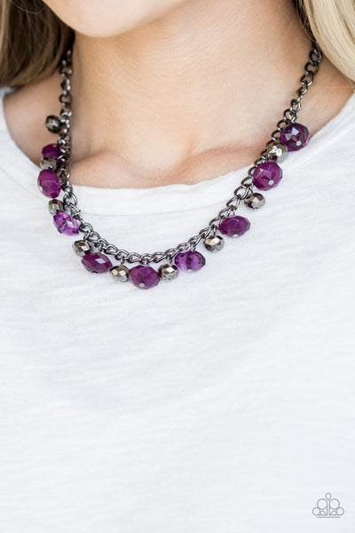 Runway Rebel Purple Necklace