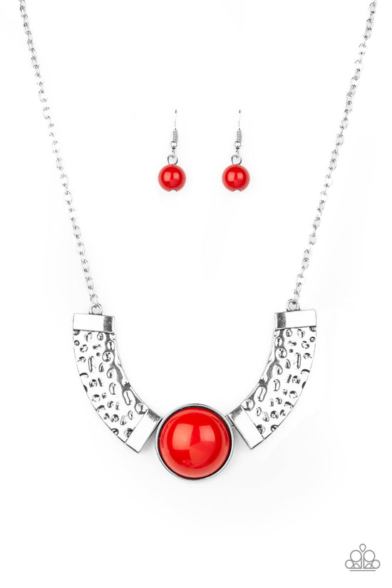 Egyptian Spell Red Necklace