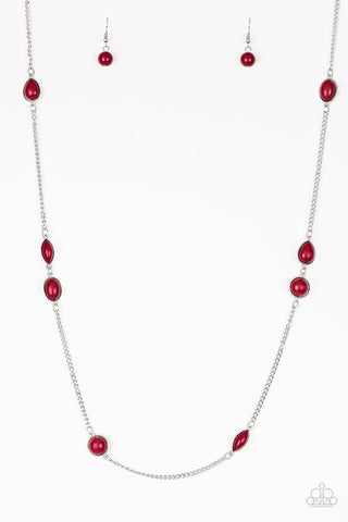 Pacific Piers Red Necklace