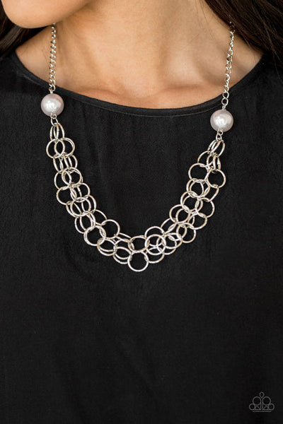 Daring Diva Silver Necklace