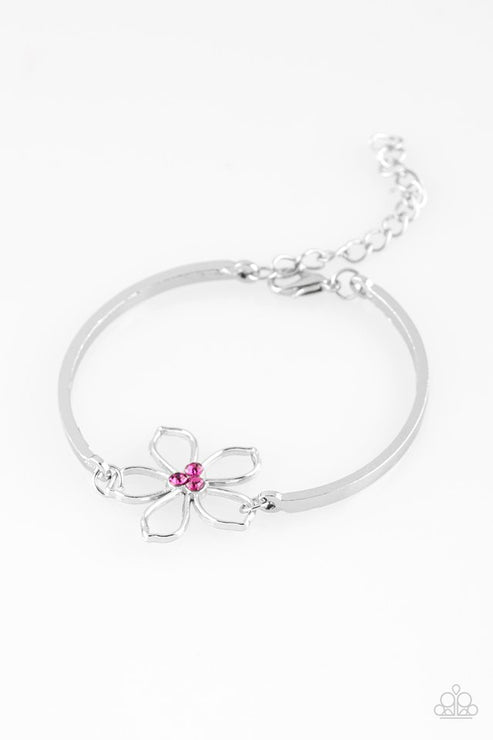 Hibiscus Hipster Pink Bracelet