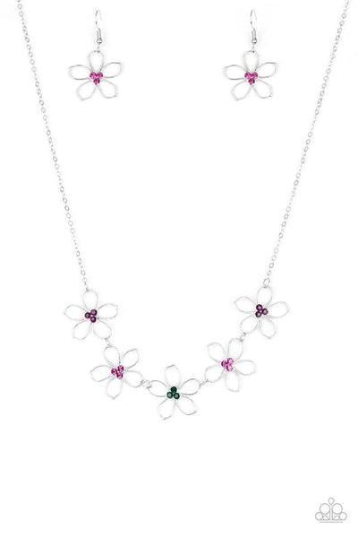 Hoppin' Hibiscus Multi Necklace
