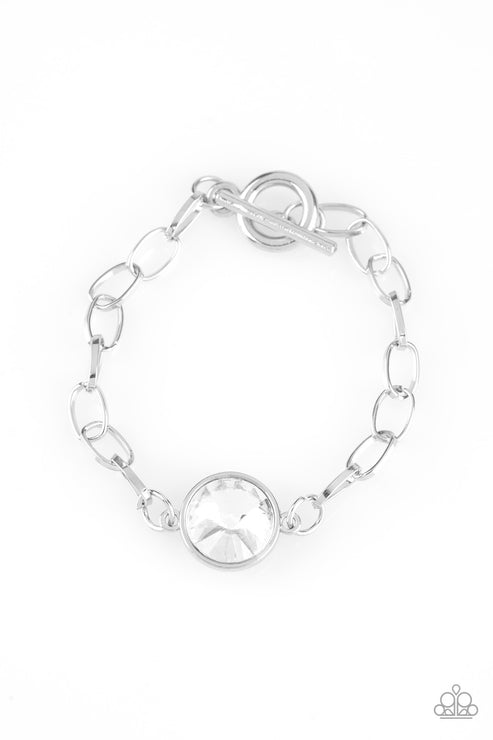 All Aglitter White Bracelet